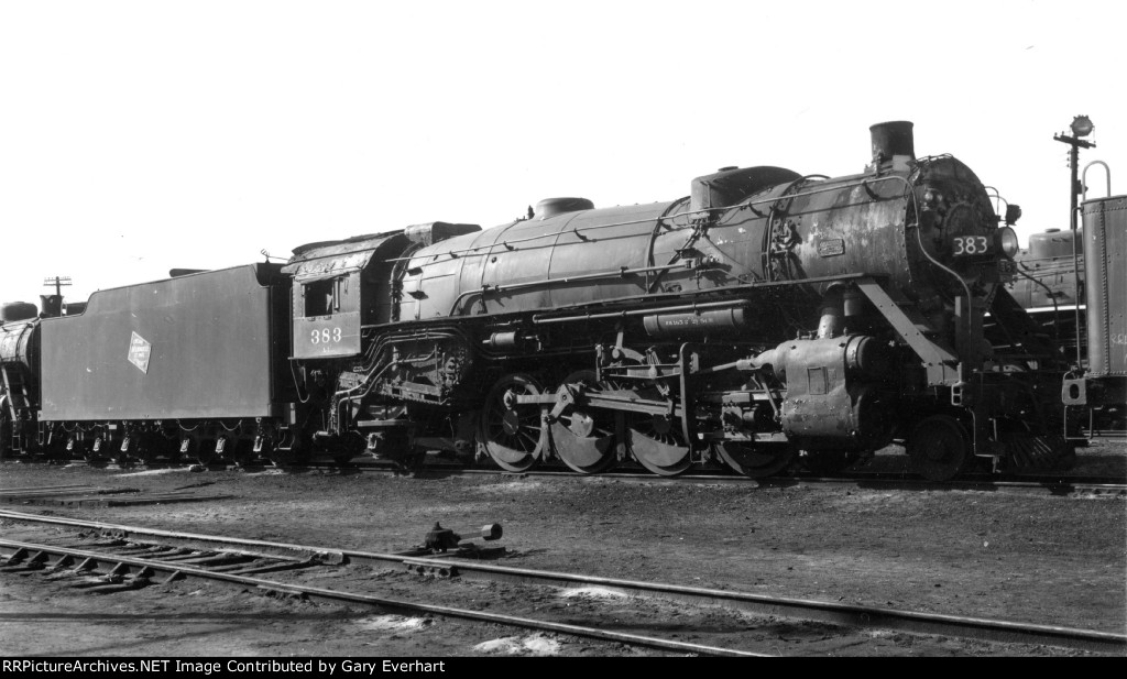 MILW 2-8-2 #383 - Milwaukee Road